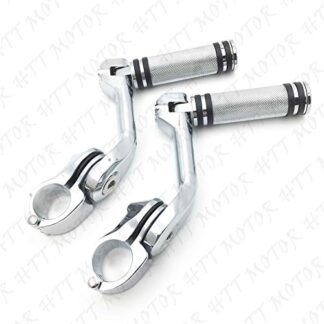 Chrome 5" Long Foot Peg Kit 1.25" Engine Guard For SuperLow 1200T XL1200T