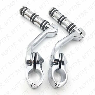Chrome 5" Long Foot Peg Kit 1.25" Engine Guard For Suzuki BOULEVARD M90 M50Z