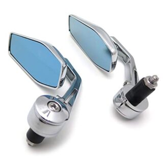 Chrome Bar End Mirrors fit for Honda Suzuki Kawasaki Yamaha Harley for any 7/8" or 1" diameter Handle