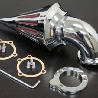 Chrome Billet Aluminum Cone Spike Air Cleaner Filter Kit Fit For Harley Davidson S&S CV Carb Sportster Carburetors Custom