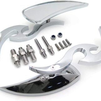 Chrome Custom Running Blade Mirror Fit For Mirror Kawasaki Ninja All Year Model