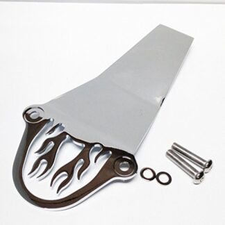 Chrome Flame Drive Shaft Cover Guards For Yamaha V-Star 650 1100 Classic Custom
