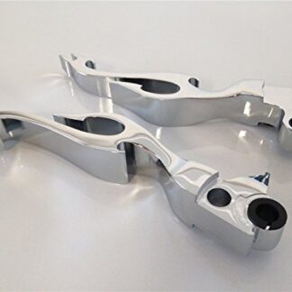 Chrome Flame Lever For Harley Flstn Deluxe Flstf Fat Boy Flstsc Springer Classic