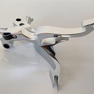 Chrome Flame Lever Harley Fxdl Dyna Low Rider Flhr Road King Ultra And Touring