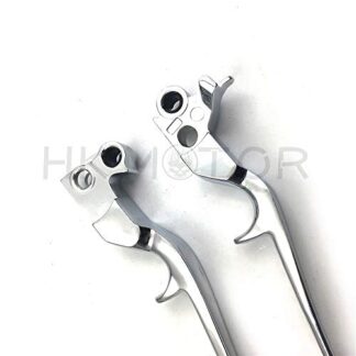Chrome Hand Levers Harley Fxdl Dyna Low Rider Flhr Road King Ultra And Touring