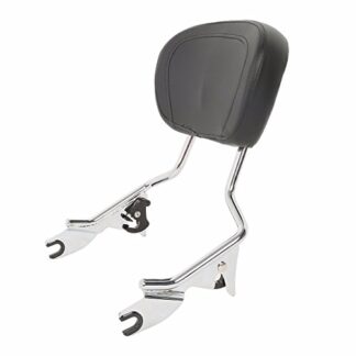 Chrome Harley Backrest Sissy Bar HD Street Glide FLHX 2009-2014 Detachable