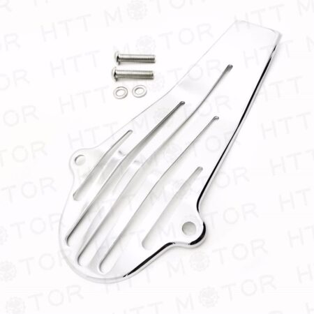 Chrome Iron Plate Drive Shaft Cover For Yamaha V-Star 650 1100 Classic Custom 128MM