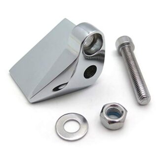 Chrome Right Mirror Adapter For Harley Deluxe FLSTN Heritage Classic Sportster