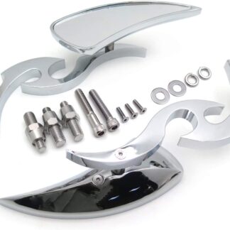 Chrome billet personnalisés fonctionnant Lame Miroirs pour Harley XL Ultra Glide Road King