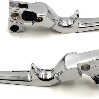 Chrome leviers de main Harley Fxdl Dyna Low Rider Flhr Road King Ultra et Touring