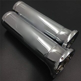 Chromed 7/8" 22mm Handlebar Grips For Cbr 600 900 929 954 1000 Rr 600Rr F1 F2 F3 F4 F4I