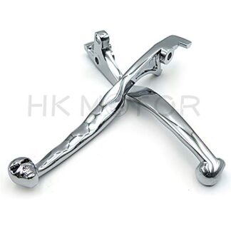 Chromed Brake Clutch Skull Hand Levers For Kawasaki Vulcan 1500 1600 2003-2008