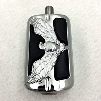 Chromed Eagle Hawk Emblem Motorcycle Foot Peg For Harley Davidson Dyna Softail V-Rod 87-14