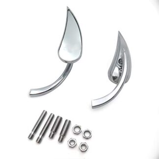 Claw Style Rearview Mini Mirror For Harley Street Sports Cruiser Chrome New