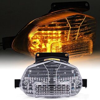 Clear Motorcycle LED Tail Light Brake Turn Signal For 2001-2002 Suzuki GSXR 600/750/1000 Hot