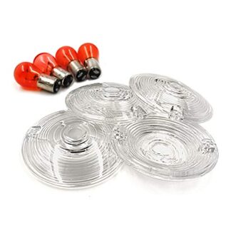 Clear Turn Signal Lens Cover For 1986-2012 Harley Davidson Electra Glides Road King