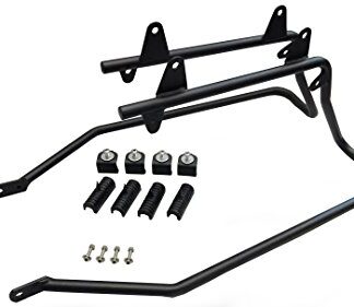 Conversion Brackets to Mount FLH Touring Hard Saddlebags on a Harley Davidson Softail by Cavalry