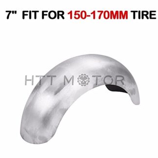 Custom 7" Wide Rear Fender For Harley Davidson 150 170 Tire Unpainted Mudguard