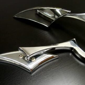 Custom Chrome Mini Mirrors for Honda Shadow Aero Phantom Suzuki Gsxr Hayabusa Bandit Kawasaki Vulcan Voyager Yamaha Road Star V-max V-star Royal Star