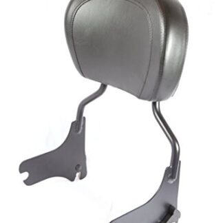 Detachable Passenger Backrest Sissy Bar for Harley Davidson Touring Road King Street Glide Road Glide Electra Glide FLHX FLHT FLHR FLTR '97-'08 (BLACK)