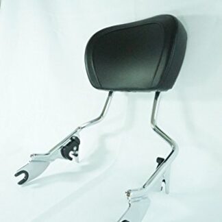 Detachable Sissy Bar Passenger Backrest for Harley Davidson Touring Road King FLHR Street Glide FLHX Road Glide FLTR Electra Glide FLHT '09-Later