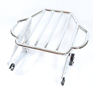Detachable Two Up Luggage Rack Compatible with Harley Davidson HD Touring Road Glide FLTR(2009-2015)