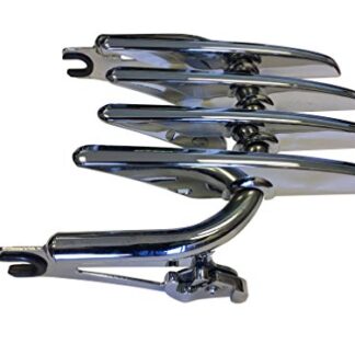 Detachable Two-up Stealth Style Luggage Rack Compatible with 09+ Harley Davidson Touring