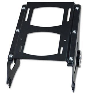 Detachable Two-up Tour Pak Pack Mounting Luggage Rack For Harley Touring Models 2009-2013 (Gloss Black)