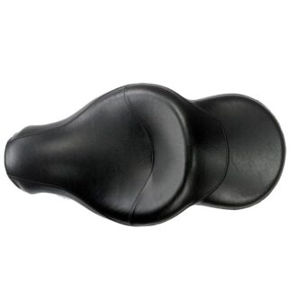 Driver Passenger Leather Black seat for Harle-Dav XL883N XL1200N Extra Thick