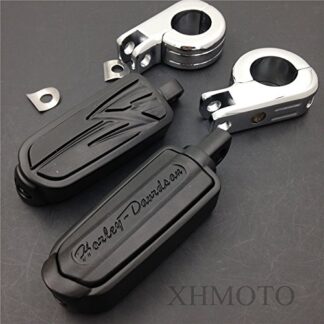 ENGINE GUARDS Flame Foot Pegs P Clamps For YAMAHA Roadstar XV KAWASAKI VULCAN