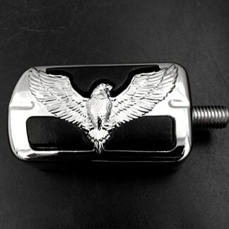 Eagle Hawk Emblem Willie G.Skull Shifter Peg For Harley Electra Wide Super Low Glide Softail XLX CHROMED