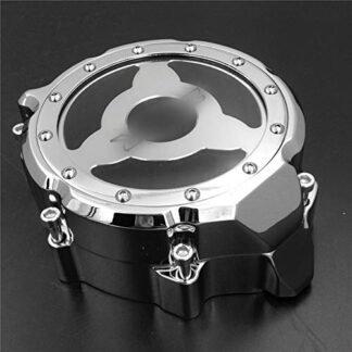 Engine Stator Cover See Through Kawasaki Zx Zx14R Zzr1400 2006-2013 Chrome Left