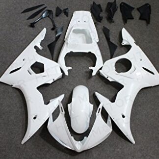 Fairing Injection Unpainted White Plastic Fit for Yamaha 2003 2004 2005 YZF R6