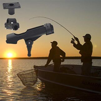 For Kayak Boat Fishing Pole Rod Holder Tackle Kit 1PC Adjustable Side Rail Mount