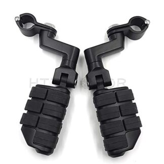 Front Clamps 1.25" Large Foot Pegs For SUZUKI VL VZ M800 C800 M109R M90 S50 C90