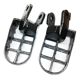 GRAY Motocross MX Steel Foot Pegs For 1991-1996 XR250L 1988-1995 XR250R