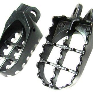 Grey MX FOOT PEGS FOOTPEGS for Kawasaki KLX 400 Suzuki RM125 RM 250 DRZ 400 DR-Z400