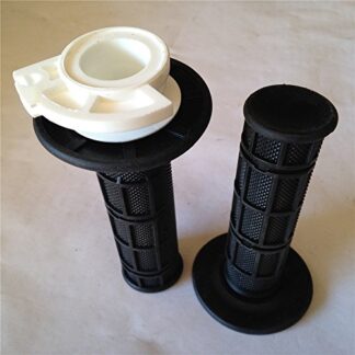 Grid Style Gel Grips Black ATV QUAD POLARIS SEADOO WATERCRAFT BOMBARDIER JET SKI HONDA ATV FOREMAN RECON RINCON Kawasaki Brute Force Prairie YAMAHA ATV BRUIN GRIZZLY KODIAK(7/8" BOTH SIDE)