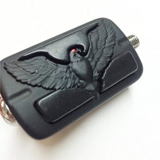 HK Eagle Hawk Emblem Black 1987-2014 HARLEY DAVIDSON DYNA V-ROD CVO SOFTAIL MOTORCYCLE SKULL FOOT PEG PEDAL