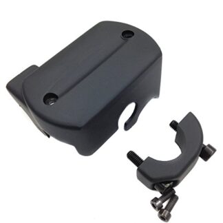 HK GROUP Black Front Brake Fluid Master Cylinder Cover for Yamaha V-Star 650/1100/950/1300 (1998-2013)