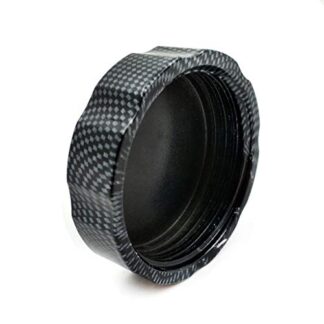 HK GROUP Carbon Fiber Finish"Ninja" Engraved Logo Front Brake Fluid Reservoir Cap For Kawasaki Ninja ZX6R/ZX7R/ZX9R /ZX10R/ZX14R(Also fits rear brake on most models)