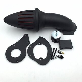 HK GROUP- Motorcycle Matte Black Bullet Air Cleaner Kits Filter For Shadow 600 Vlx600 1999-2012
