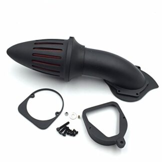 HK GROUP- Motorcycle Matte Black Bullet Air Cleaner Kits Intake Filter For Spirit Ace 750 1998-2013