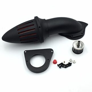 HK GROUP- Motorcycle Matte Black Bullet Spike Air Cleaner Intake Kits For Kawasaki Vulcan 800 Classic 1995-2012