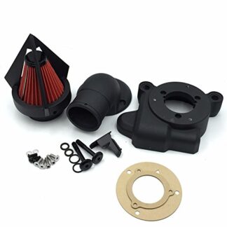 HK GROUP- Motorcycle Matte Black Spike Triangle Air Cleaner Kits For 2014 Harley Davidson Electra Glide Flhtcu