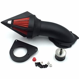 HK GROUP- Motorcycle Matte Black Triangle Spike Air Cleaner Intake Kits For Kawasaki Vulcan 800 Classic 1995-2012