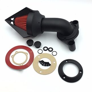 HK GROUP- Motorcycle Matte Black Triangle Spike Air Cleaner Kits Fit 1991-2006 Harley Davidson Xl Models Sportstar