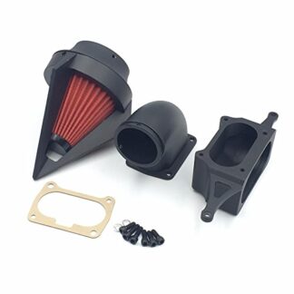 HK GROUP- Motorcycle Matte Black Triangle Spike Air Cleaner Kits For 2002-2010 Yamaha Roadstar Midnight Warrior
