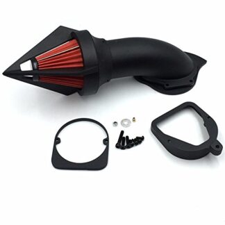 HK GROUP- Motorcycle Matte Black Triangle Spike Air Cleaner Kits Intake Filter For Spirit Ace 750 1998-2013