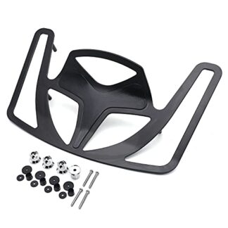 HK Group Motorcycle Black Luggage Rack Cargo Travel Rack Trunk Rack Mount Straight Style For Goldwing GL1800 Models 2001-2014 (Except F6B)